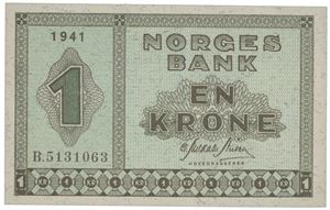 1 krone 1941 B 5131063.