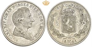 1/2 speciedaler 1844