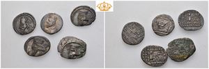 Lot of 5 drachmas from Parthian kings