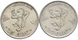25 øre 1909 og 11