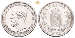 Norway. 1 krone 1889