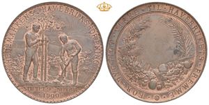 Hedemarkens Havebruksforening. Bronse. 45 mm