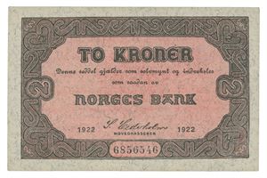 2 kroner 1922. 6856546