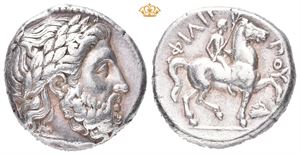 KINGS of MACEDON. Philip II, 359-336 BC. AR tetradrachm (14,44 g)