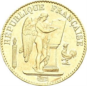 3. republikk, 20 francs 1895