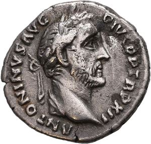 Antoninus Pius, AD 138-161. AR denarius (3,28 g)