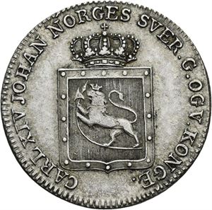 CARL XIV JOHAN 1818-1844. KONGSBERG. 24 skilling 1819