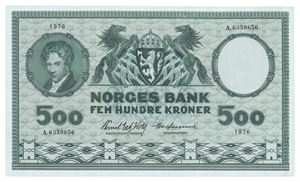 500 kroner 1976. A6359656
