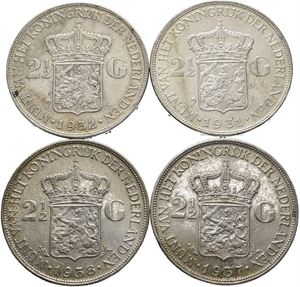 2½ Gulden (four pieces)
