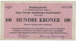 SNSK 100 kroner 1978