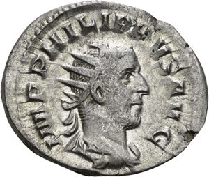 PHILIP I 244-249, antoninian, Roma 248 e.Kr. R: Søyle