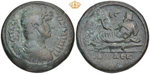 Æ Drachm, Dated RY 12 = AD 127/8
