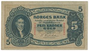 5 kroner 1923. H9603999