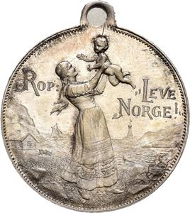 1896. Rop: Leve Norge. Sølv