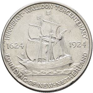 ½ Dollar Huguenot-Walloon Tercentenary 1924