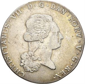 CHRISTIAN VII 1766-1808 Speciedaler 1795. S.5