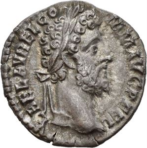 Commodus 177-192, denarius, Roma 192 e.Kr. R: Libertas stående mot venstre