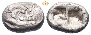 KINGS of LYDIA, Kroisos. Circa 561-546 BC. AR siglos (5,26 g)