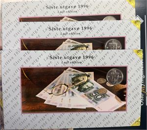 Siste utgave 1996, 3 stk.