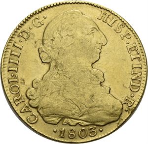 Carl IV, 8 escudos 1803