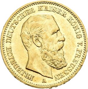 Friedrich III, 20 mark 1888 A