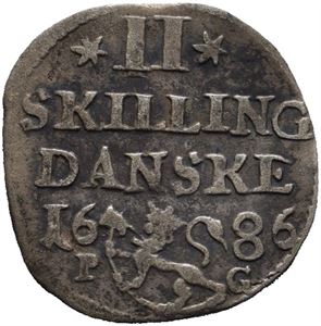 2 skilling 1686