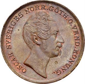 Oskar I, 1 skilling banco 1847