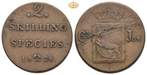 2 Skilling 1824