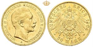 Preussen, Wilhelm II, 20 mark 1904 A