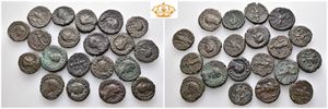 Lot of 20 Roman provincial BI and potin tetradrachmas from EGYPT, Alexandria