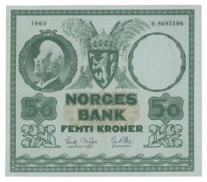 50 kroner 1960. D.8695106
