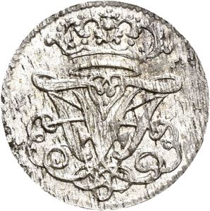 FREDERIK IV 1699-1730 2 skilling 1702. S.12