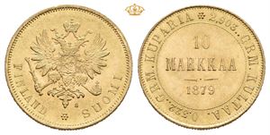 Alexander II, 10 markkaa 1879