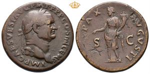 Vespasian. AD 69-79. Æ sestertius (24,55 g).