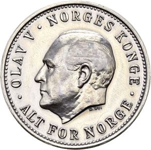 Nordisk Numismatisk Unions Styremøte, Oslo 1964. Rui. Sølv. 31 mm