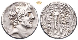 SELEUKID KINGS of SYRIA. Antiochos IX Eusebes Philopator (Kyzikenos), 114/3-95 BC. AR tetradrachm (15,85 g)