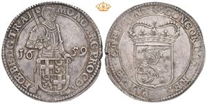 Utrecht, zilveren dukaat 1659.