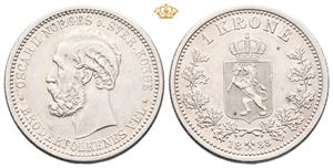 1 krone 1888. Små riper/minor scratches