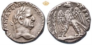SYRIA, Seleucis and Pieria. Antioch. Vespasian, AD 69-79. AR tetradrachm (15,93 g).