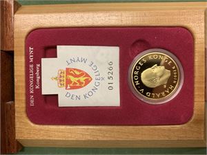 1500 kroner 1992. OL mynt nr.2