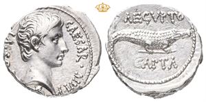 Augustus, 27 BC - AD 14. AR denarius (3,78 g)