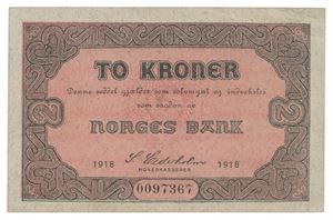 2 kroner 1918. 0097367