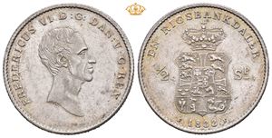 1/2 speciedaler 1833. S.6