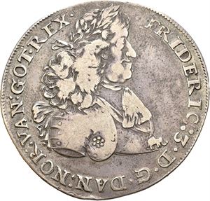Frederik III 1648-1670. Speciedaler 1666. S.17
