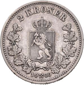 Norge, Oscar II, 2 kroner 1900