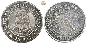 1/4 Riksdaler 1644, Grovt vevd mantel