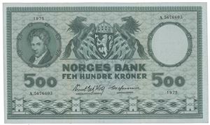 500 kroner 1975 A