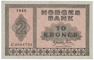 2 kroner 1945 E 0004791.