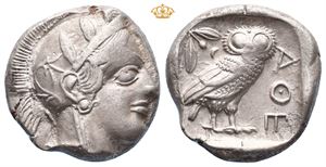 ATTICA, Athens. 454-404 BC. AR tetradrachm (17,04 g)
