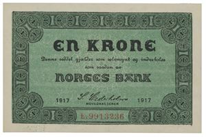 1 krone 1917. E.9913236